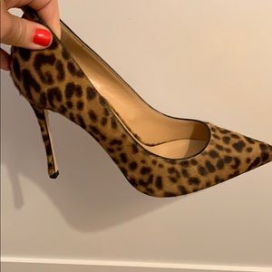 Sergio Rossi Pony hair pump